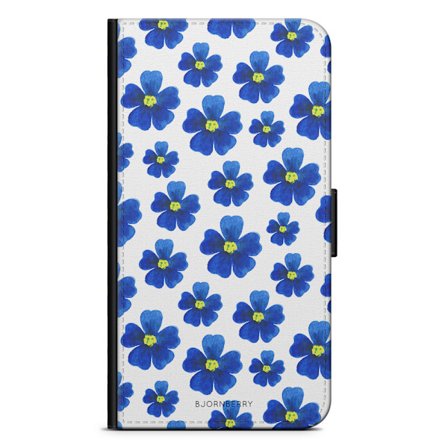Bjornberry Fodral iPhone 5/5s/SE (2016) - Blå Blommor