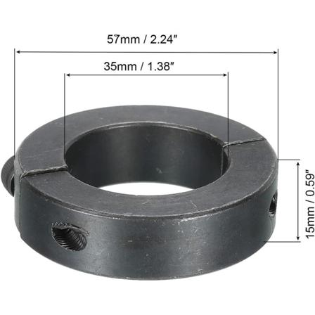 Skaftkragar Dubbeldelad klämkrage 1,38 tum (35 MM) 1,38 1.38 Inch(35mm)