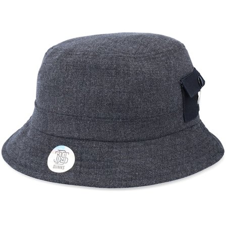 Djinns - R/L Knit Black Bucket Bucket Black Hat - @ Hatstore