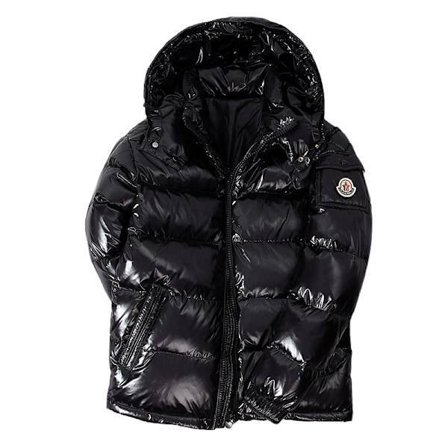 Skinnende Vinterjakke til Mænd, Høj Krave med Hætte, Størrelse XXL