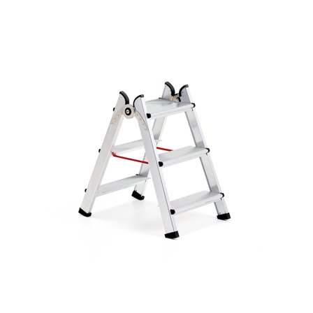 Doppelseitige Treppe BRINK, 3 Stufen, H 700 mm