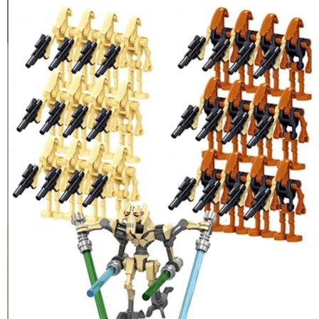 Palapeli Star Wars Battle Droid -sotilasrakennuspalikat - 25 kpl