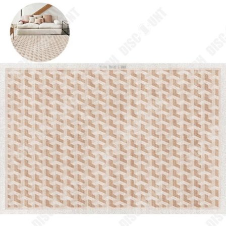 Teppe - TD - Boucle Velour - Rektangulär - Modern - Antiglidande