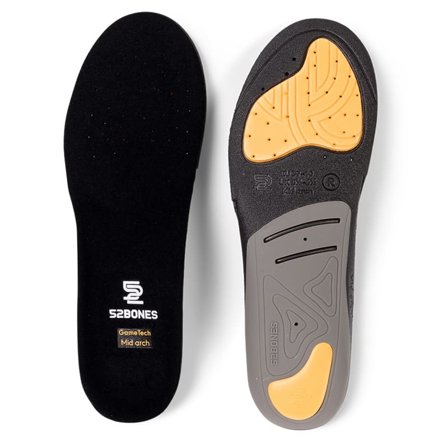 52bones Gametech Unisex inner soles Black 39/40