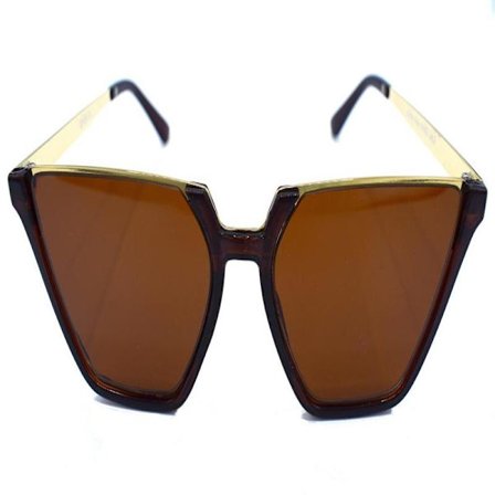 Future solbriller - Brun/gull