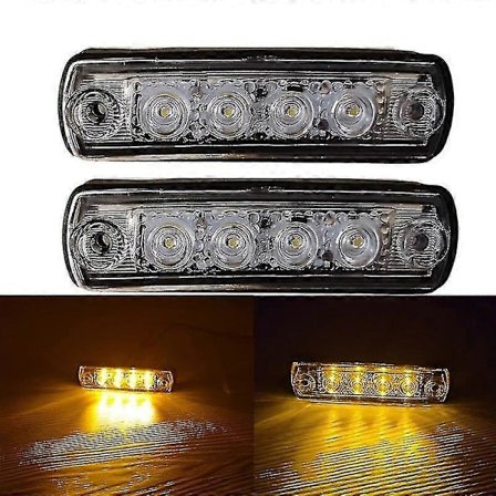 2 stk. 24V LED solskjermlys for MAN TGX TGL TGS lastebil førerhuslys OEM 81252606121
