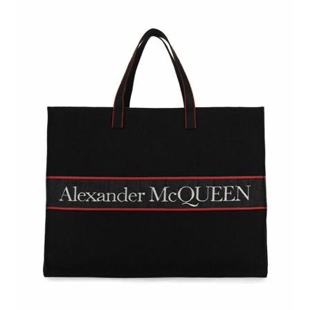 Alexander McQueen Alexander Mcqueen Herre 6464531Aaae1077 Sort Andre Materialer Shopping Bags Sort, Herre Tasker, Størrelse: ONE Size