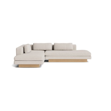 Manhattan hjørnesofa, venstrevendt | open end - Sneak Beige - 278x240x77 - Sofa, hjørnesofa