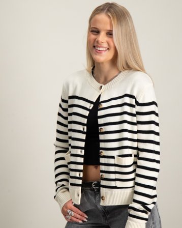 Sofie Schnoor Cardigan Crème Pulls Fille - Kids Brand Store