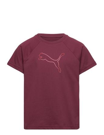 Puma Motion Tee G T-shirts Short-sleeved Burgunder PUMA*Betinget Tilbud
