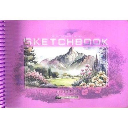 Skissblock - ritbok Noname Skissblock A5/40K slät cirkel Berg FRESH