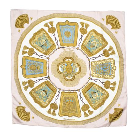 Hermès Vintage, Pre-owned Scarf Geel, Dames, Maat:ONE Size