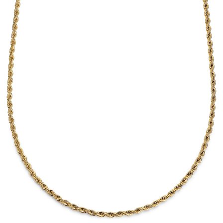 Essentials | 4 mm Gold-Tone Rope Chain Necklace for Men - Chain necklaces