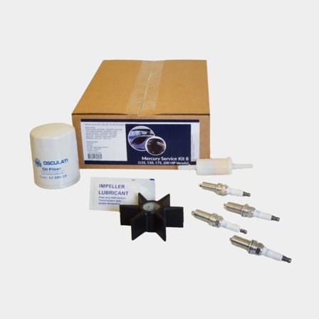 Servicesæt 437961 / 500301N / ILFR6G-E til Mercury 135, 150, 175, 200 HK Verado