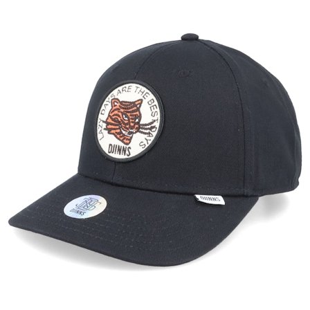 Djinns - Svart adjustable Keps - 6 Panel Truefit Cap Lazy Tiger-Black Adjustable @ Hatstore