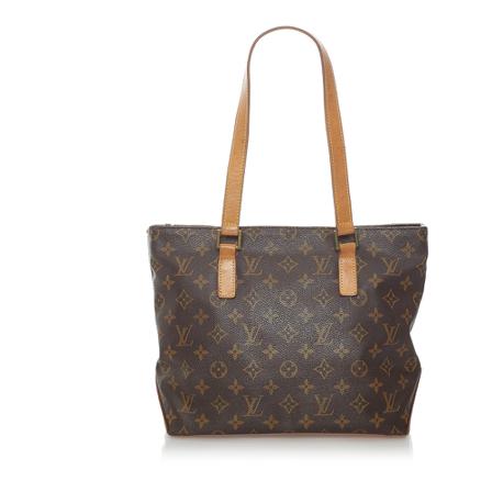 Louis Vuitton Vintage, Pre-owned Cabas Piano Monogram Tote Bag Bruin, Dames, Maat:ONE Size,Canvas