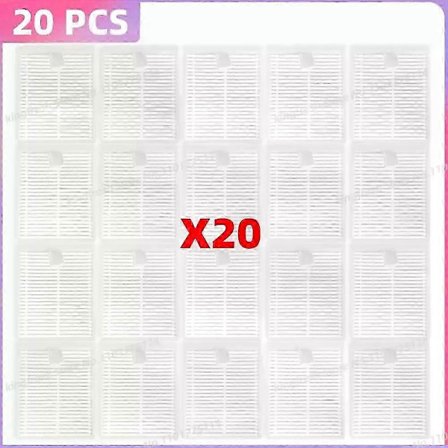 Sopii Roborock Q7 M5 / Q7 M5+ / Q7 L5 / Q7 L5+ / Q7 Tf / Q7 Tf+ / Q7b / Q7t+ Plus -osille pääharja, suodatin, moppiliina, pölypussi, 20 suodatinta