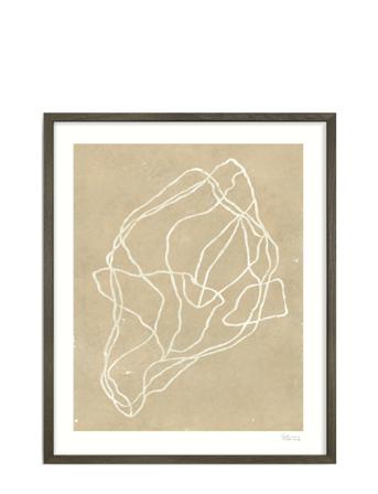 Blurred Line No. 02 Home Decoration Posters & Frames Posters Graphical Patterns Multi/mönstrad Hein Studio