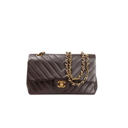 Chanel Vintage, Pre-owned Leather chanel-bags Bruin, Dames, Maat:ONE Size,leer