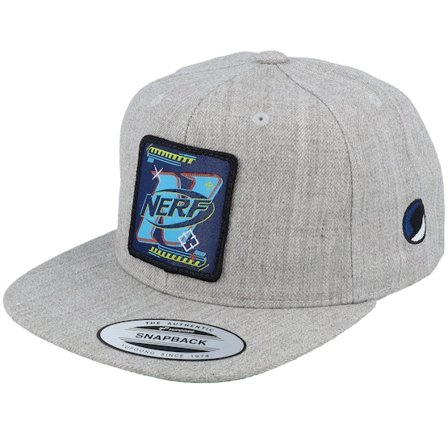 Nerf - Grijs snapback Cap - Kids Logo Heather Grey Snapback @ Hatstore