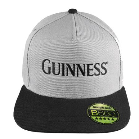Guinness Herr Stencil Baseball Cap One Size Heather Grey