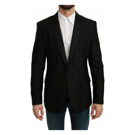 Dolce & Gabbana Single Breasted Suits Sort, Herre Jakkesæt