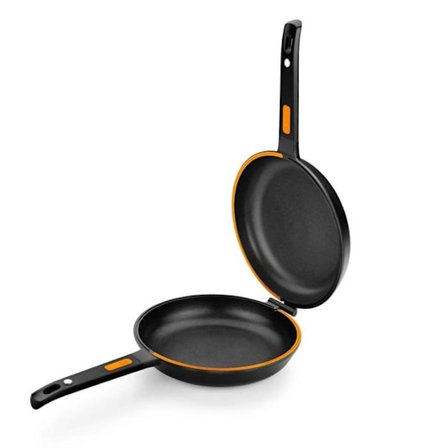 Dubbel Omelettpanna - BRA - Effektivt Duo - 20 cm - Aluminiumgjutning - 100% PFOA-fri Nonstick