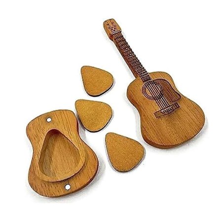 Gitarplekterboks i tre, akustisk gitarplekterboks i tre