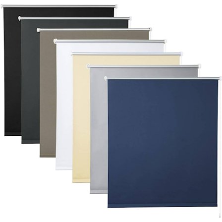 Rootz pimennysverho - Ikkunan lämpöverho - Aurinkosuojaverho - Klemmfix Design - Lämmöneristys - 40-120cm x 160/210cm