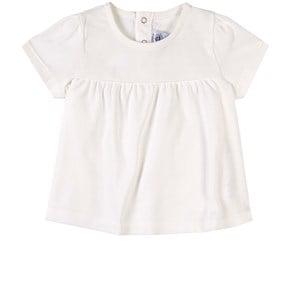 Kids - Petit Bateau White Gathered Top 12 months - Tops - 12 months - White