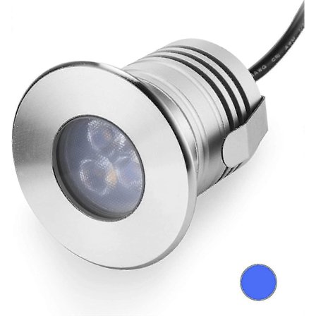 Undervands LED Pool Lys, 3w 12v-24v Dc Ip68 Vandtætte Rustfrit Stål Lys Til Nedgravede Pools, Damme, Springvand, Trin