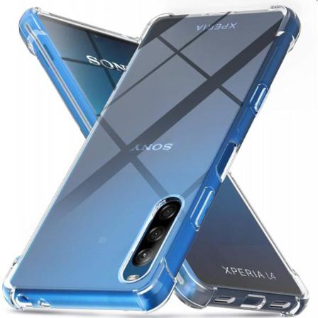 Xperia 10 Ii Stötdämpande Silikon Skal Shockr (xq-au52) Transparent