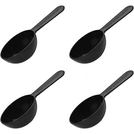 10 stk. Plastkorte Skaft Kaffeskjeer Spiseskjeer Måleskjeer for Kaffe Te Sukker Korn Melkepulver