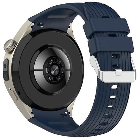 Kompatibel med Huawei Watch 5 42mm Stripet Silikon Justerbar Klokkereim Solid Farge Mykt Armbånd