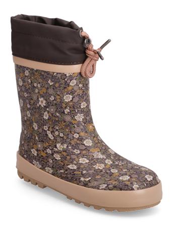 Thermo Rubber Boot Print Patterned Wheat