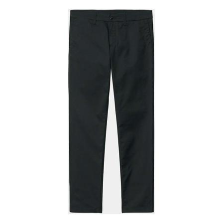 Carhartt Wip, Straight Trousers Zwart, Heren, Maat:W33 L32