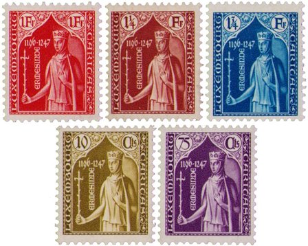 Luxembourg 1932 - MICHEL 245-249 - Postfrisk