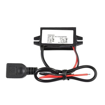 6-40V till USB 5V/3A DC-hane CPT-bilkonverter för Raspberry Pi-telefonnavigator och körinspelare