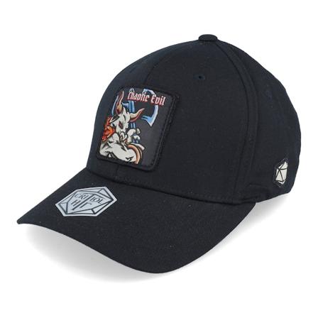 Critiql Hit - Zwart flexfit Cap - Chaotic Evil Box Patch Black Flexfit @ Hatstore