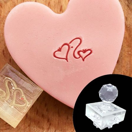 Akryl Gennemsigtig Sæbe Stempel Naturlig Æterisk Olie Sæbefremstillingsværktøj