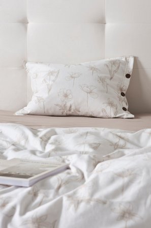 Jotex - Putevar Hvit/beige - MEADOW - Kjøp Putevar hos Jotex