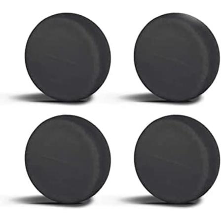 Renkaiden suojukset, (4 kpl) Matkailuautojen renkaiden suojukset Vedenpitävä 420D Oxford, (Musta, 30" - 32"")"