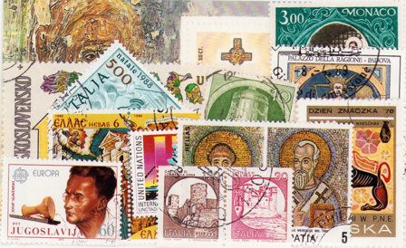 Kunst/Kultur - Frimærkepakke - Stemplet