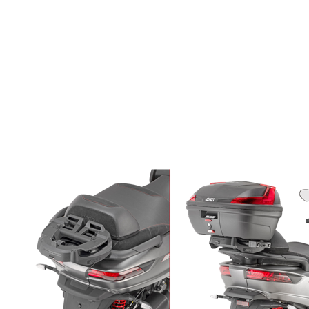 Toppboksstativ Givi Scooter SR Monokey - Piaggio MP3 500 Sport 2018-2021