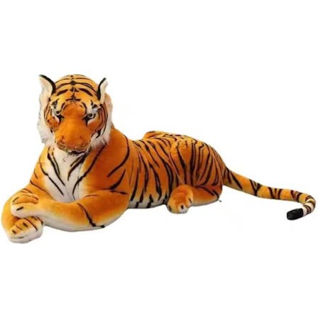 Mjuk Tiger Plysch Bekväm Gosedjur Gul Stor Tiger Kudde Leksak Heminredning (30cm)