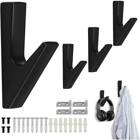 Væghængt Knagerække i Dele, Væghængt Knagerække, Knagerække, Knage, Knager, Moderne Knage til Jakker, til Badeværelse, Soveværelse, Dør, Kl