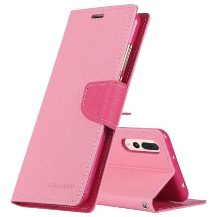 Goospery För Huawei P20 Pro - Rosa Plånboksfodral Med Kortplatse Rosa