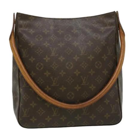 Louis Vuitton Vintage, Pre-owned Canvas louis-vuitton-bags Bruin, Dames, Maat:ONE Size