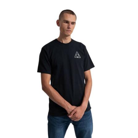 Huf, Koszulka HUF Holoshine Foil TT T-Shirt Ts 01416 Black XL Czarny, Mężczyzna, Rozmiar: M