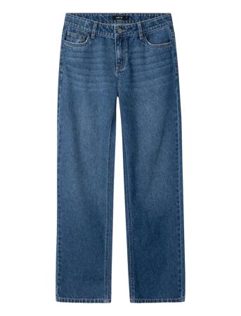 Nlfkim Dnm Lw Straight Pant Noos Blue LMTD